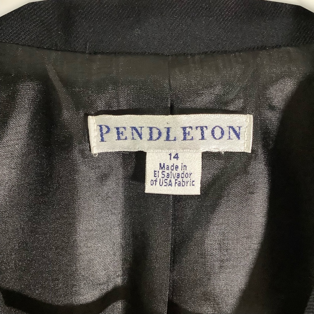 Pendleton 100% Virgin Wool Three-Button Suit Jack… - image 6